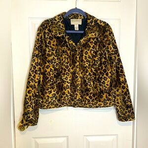VINTAGE TELLURIDE CLOTHING CO CHEETAH PRINT JACKET